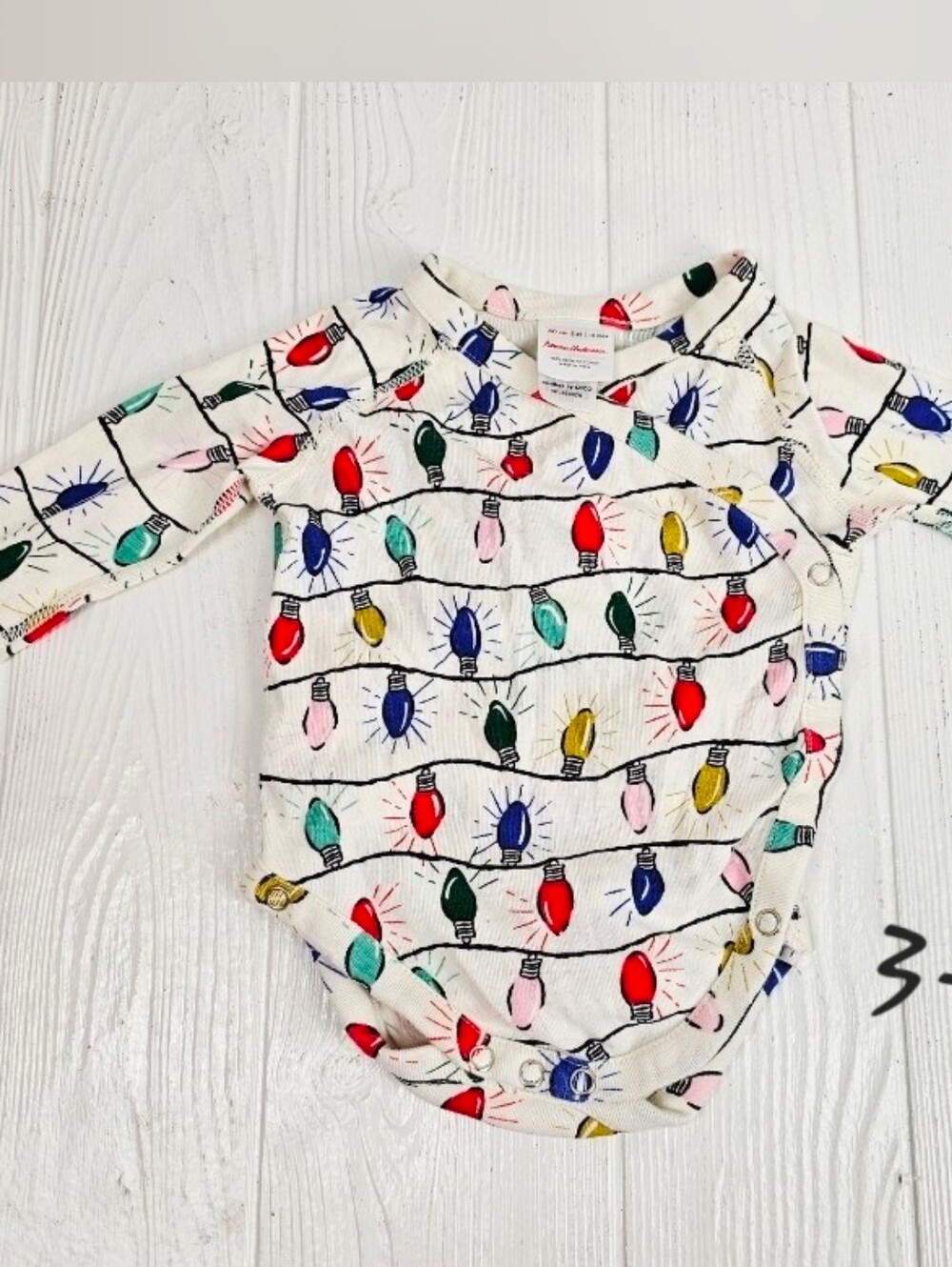 Hanna Andersson Bright Bulbs Organic Cotton Bodysuit